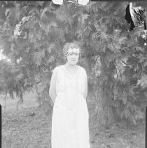 Portrait of Nellie Stewart in Lady Liberty costume