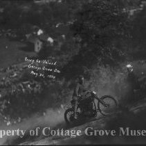 Motorcycle Hill Climb rider on Mt. David track