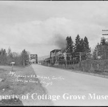 Pacific Highway and railroad north of Cottage Grove