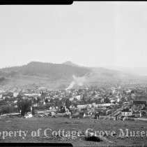 Overview of Cottage Grove from Mt. David looking southeast.