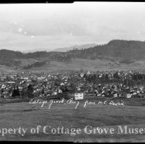 Overview of Cottage Grove looking southeast from west Mt. David