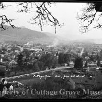 View of Cottage Grove looking south from Mt. David