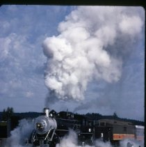 Blue Goose leaving depot