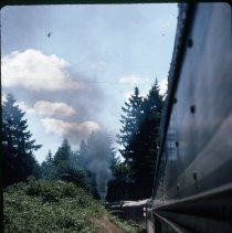 Blue Goose train in transit