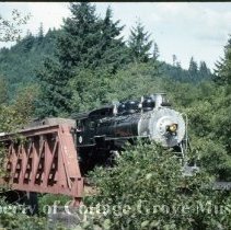 Blue Goose crossing bridge