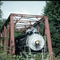 Blue Goose crossing bridge