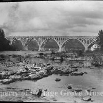Robert A. Booth bridge on Highway 99 over North Umpqua river at Winchester.