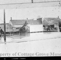 People in a flooded area