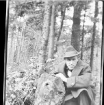 Unidentified man posed outside