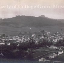 View of Cottage Grove from Mt. David, 1902
