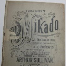 Music book Vocal Gems of The Mikado