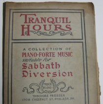 Music book Tranquil Hours