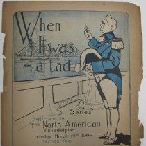 Sheet Music When I was a Lad