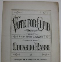 Sheet Music Vote for Cupid Song