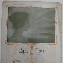 Sheet music Valse Triste