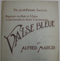 Sheet music Valse Bleue