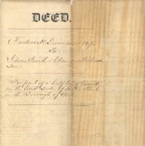 Deed of Frederick Greiman and wife to Gibson Smith and Ebenezar Richardson