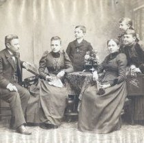 Pennypacker family, Samuel, Josephine, Bevan, Virginia, Anna and Eliza