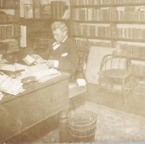 "Uncle Sam at home" Samuel W. Pennypacker in his office