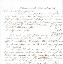 Letter to Isaac A. Pennypacker from S. S. Hughes