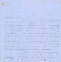 Letter to Isaac A. Pennypacker from Isaac R. Walker, page 1