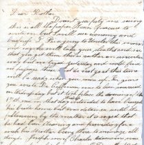 Letter to Isaac A. Pennypacker from Mary Ann Pennypacker, page 1