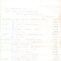 Receipt to Joseph R. Whitaker from A. Taylor for M. Pennypacker, page 1