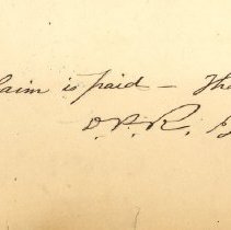 Postal card to Samuel W. Pennypacker from D. P. Rosenmiller, Jr.