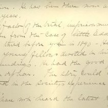 Book, Your Little Brother James, letter glued inside back cover