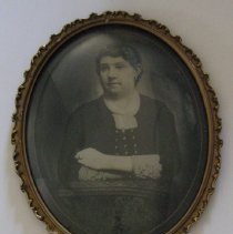 Framed photograph of a woman