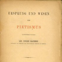 Origin and essence of Pietism