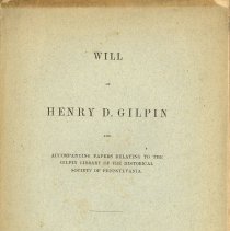 Will of Henry D. Gilpin