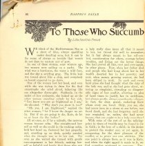 To Those Who Succumb