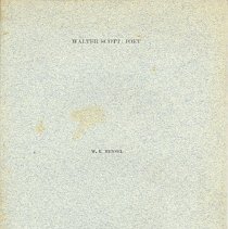 Walter Scott: Poet The Reformed Church Review, Vol XVIII, No. 2, April 1914