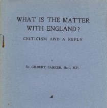 What is the Matter with England?