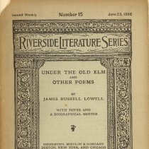 Under the Old Elm and Other Poems