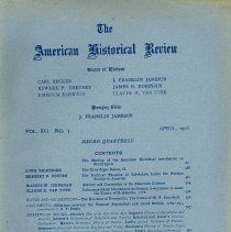 The American Historical Review