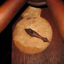 Clock dial on wool winder