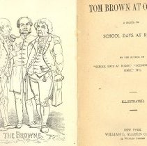 Book Tom Brown at Oxford, title page