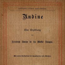 Book Undine, cover