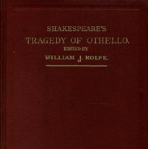 Book Shakespeare's Tragedy of Othello, the Moor of Venice, cover
