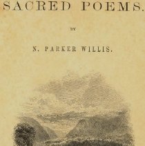 Book Sacred Poems, title page