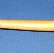 Pie crimper; made of bone