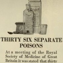 Magazine Today's Housewife October 1917, advertisement for Nujol