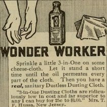 Magazine Today's Housewife October 1917, advertisement for 3-in-One Oil Co.