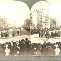 Governor Pennypacker and Staff at Head of Pennsylvania Troops, Inaugural Pa