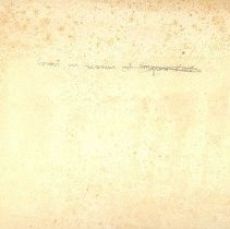 Writing on the back of the photograph