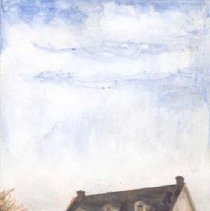 Hand colored photograph of Pennypacker Mills