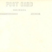 Address side of postcard