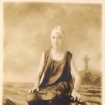 Woman in bathing suit